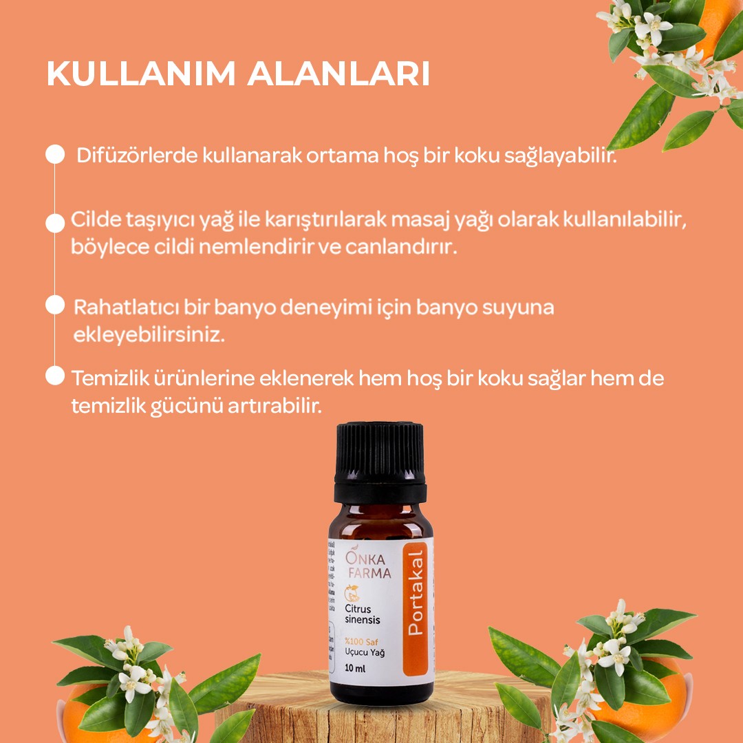 Onka Farma Portakal Uçucu Yağı