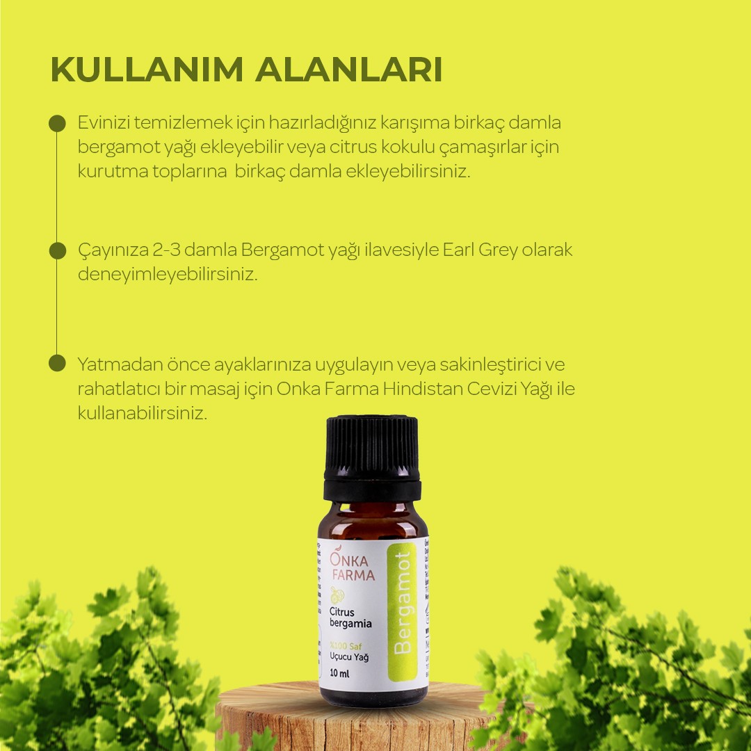 Onka Farma Bergamot Uçucu Yağı