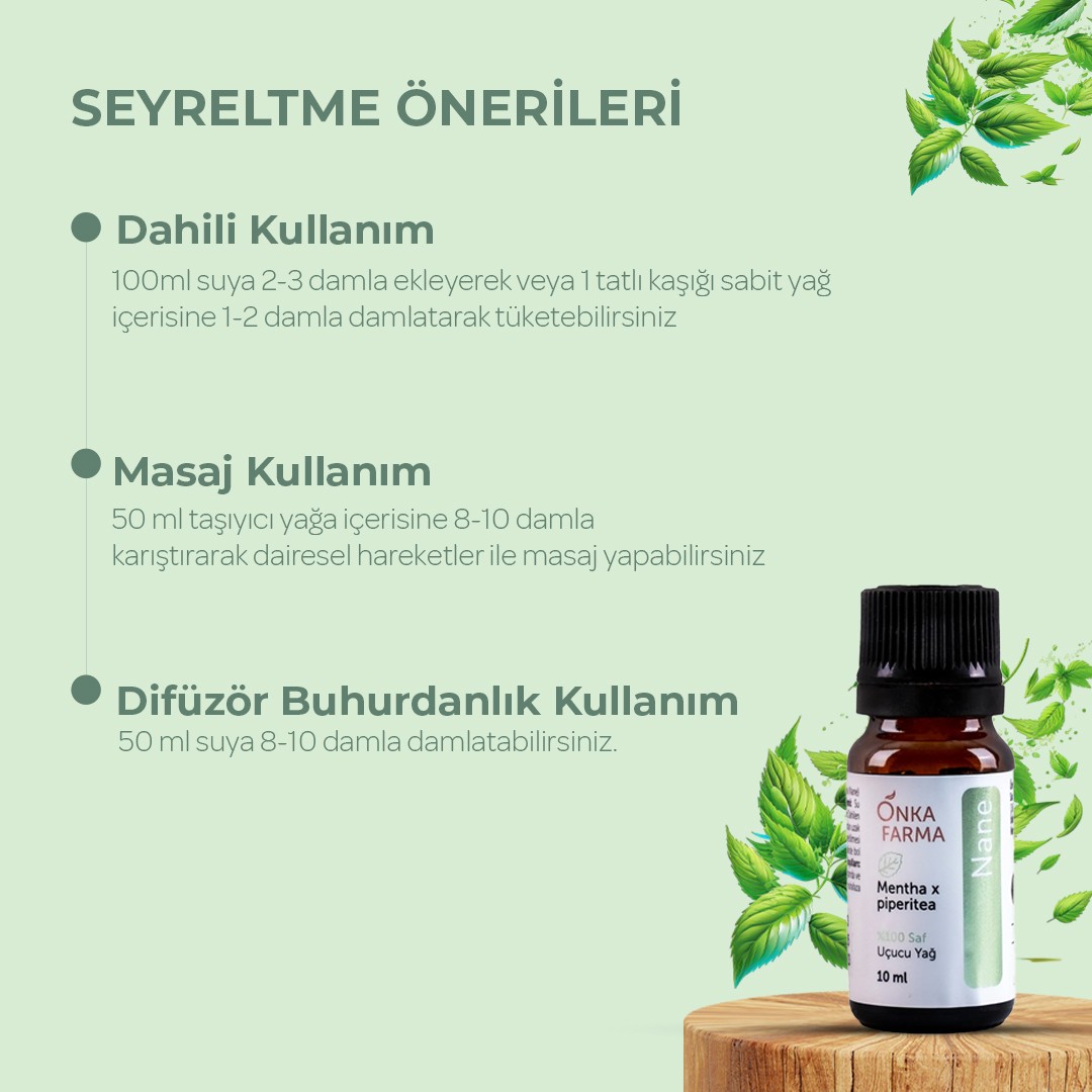 Onka Farma Nane Uçucu Yağı