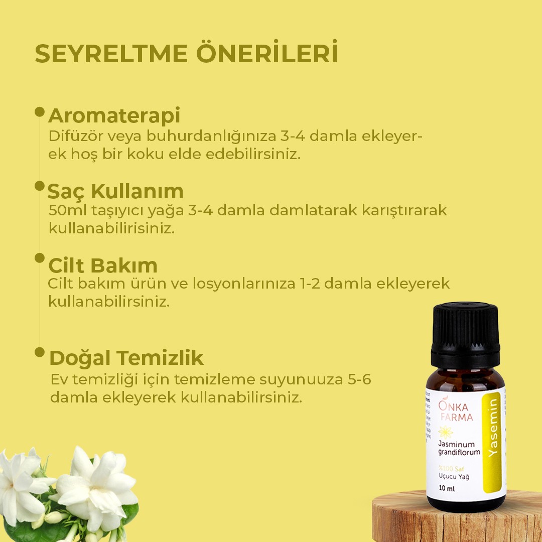 Onka Farma Yasemin Uçucu Yağı 10 ml