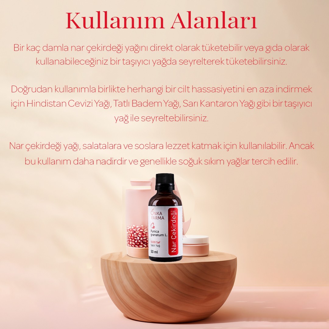 Onka Farma Nar Çekirdeği Yağı