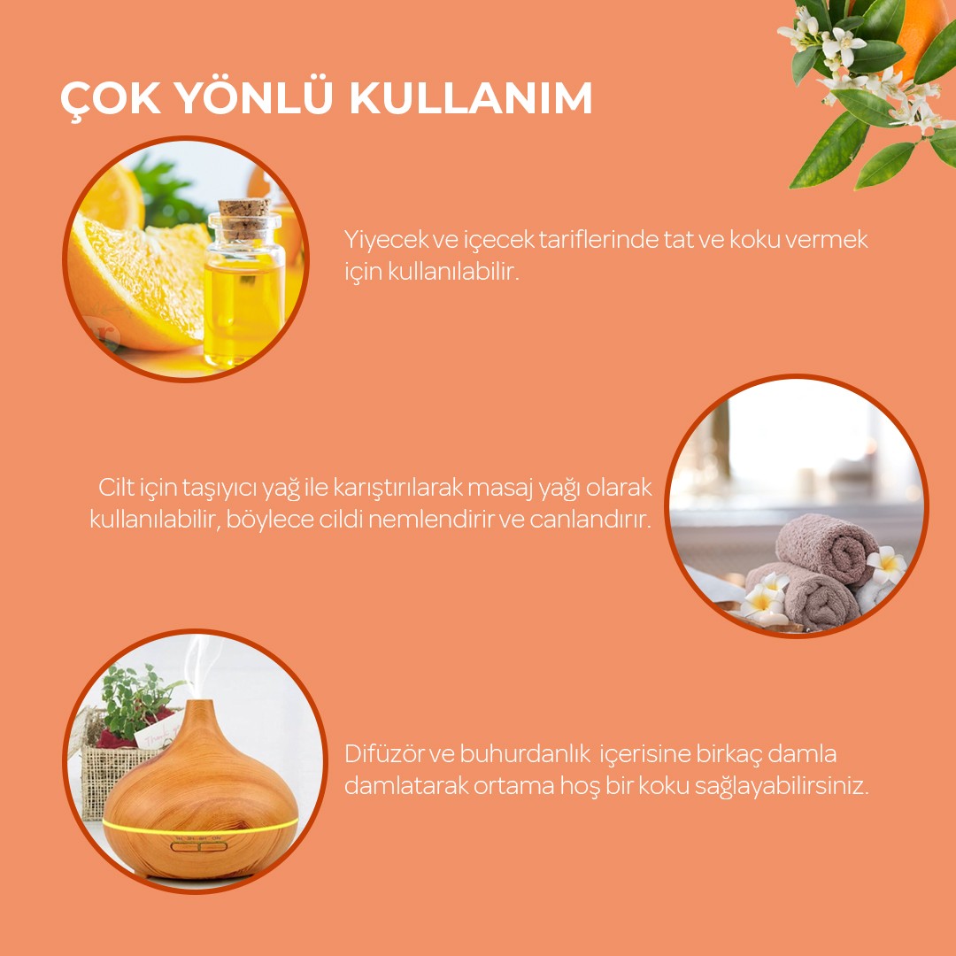 Onka Farma Portakal Uçucu Yağı