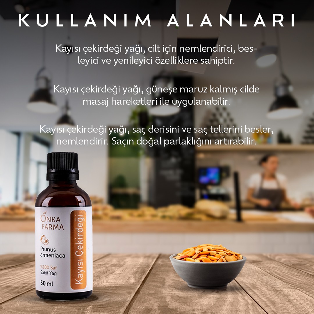 Onka Farma Kayısı Çekirdeği Yağı