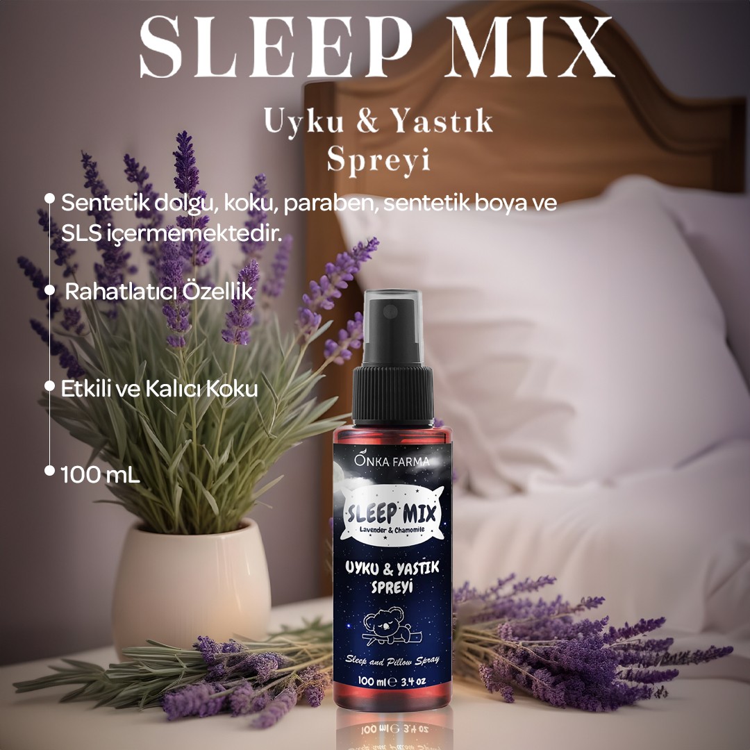 Onka Farma SleepMix Uyku Yastık Spreyi (Lavanta & Papatya)