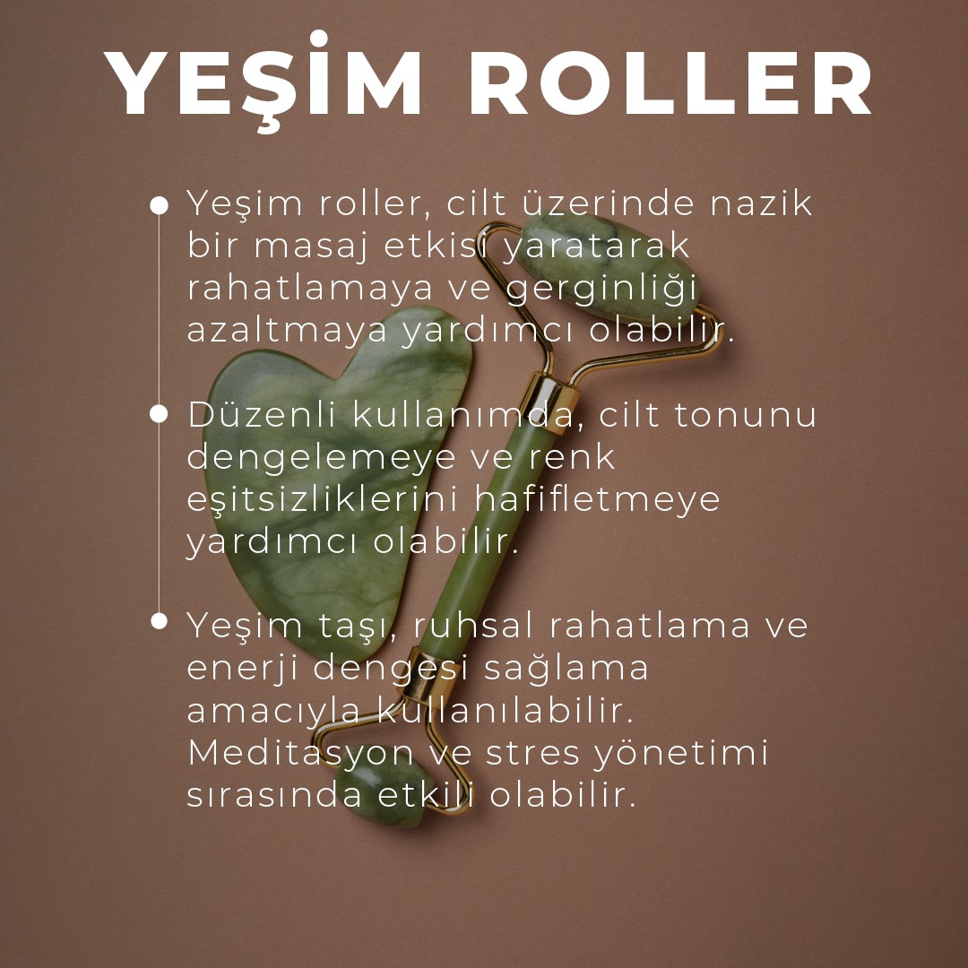 Onka Farma Jade Face Roller Yeşim Taşı