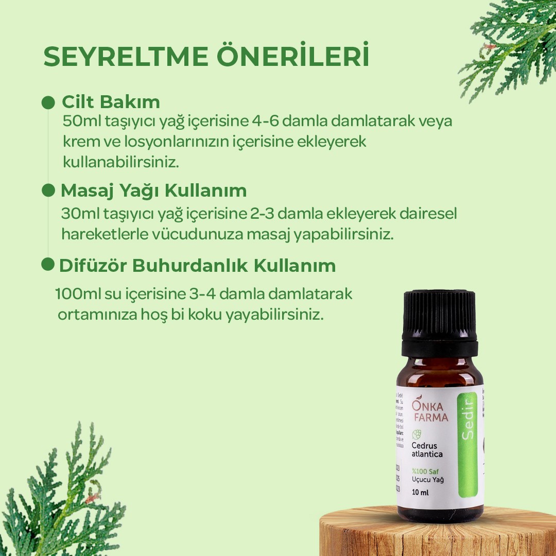 Onka Farma Sedir Uçucu Yağı