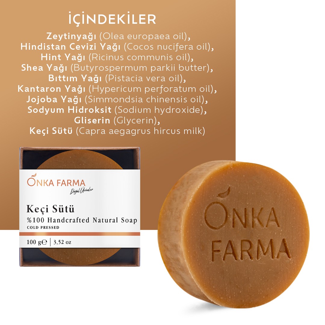 Onka Farma Keçi Sütü Doğal Sabunu 100 gr