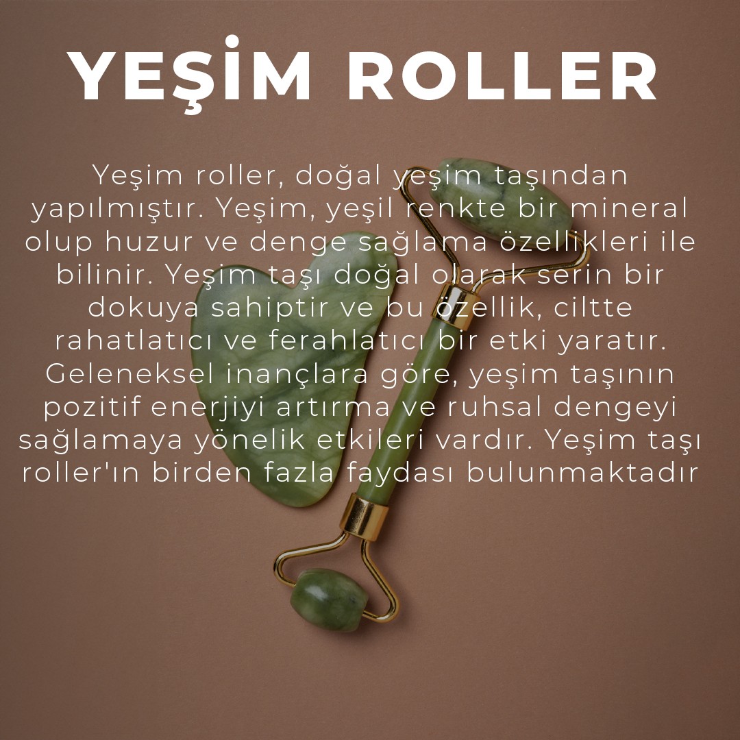 Onka Farma Jade Face Roller Yeşim Taşı