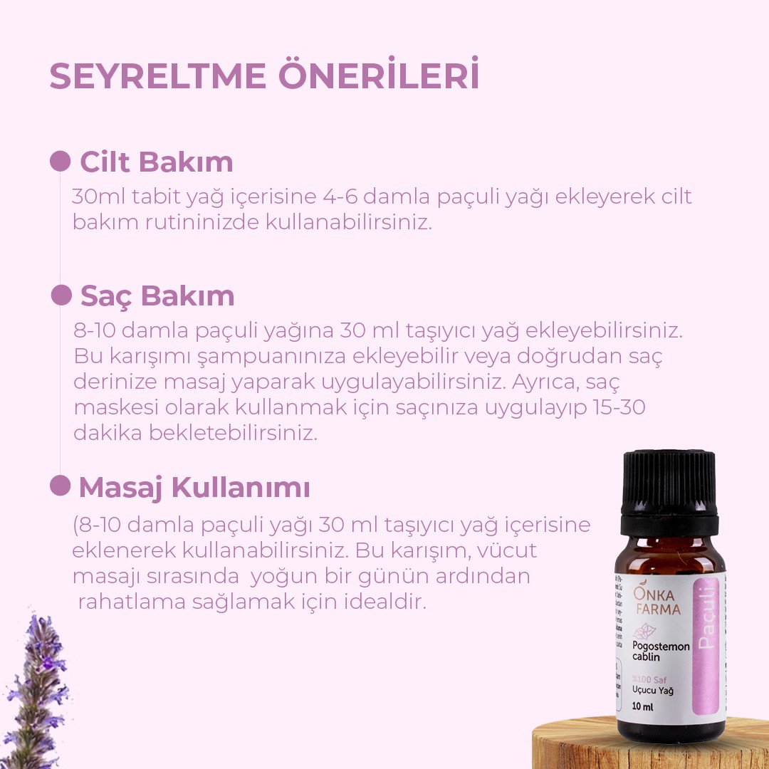 Onka Farma Paçuli Uçucu Yağı