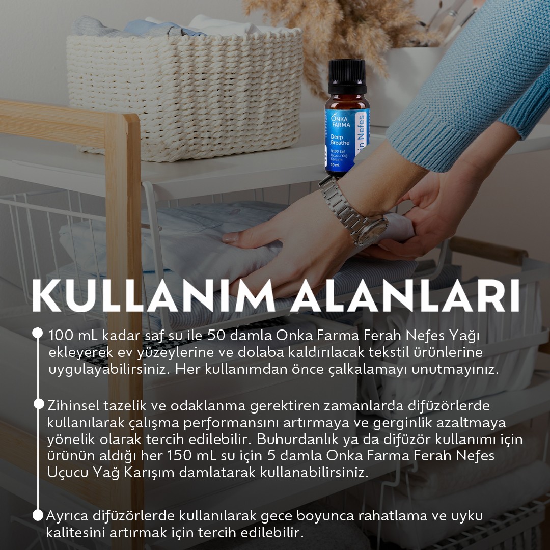 Onka Farma Ferah Nefes Uçucu Yağ Karışımı