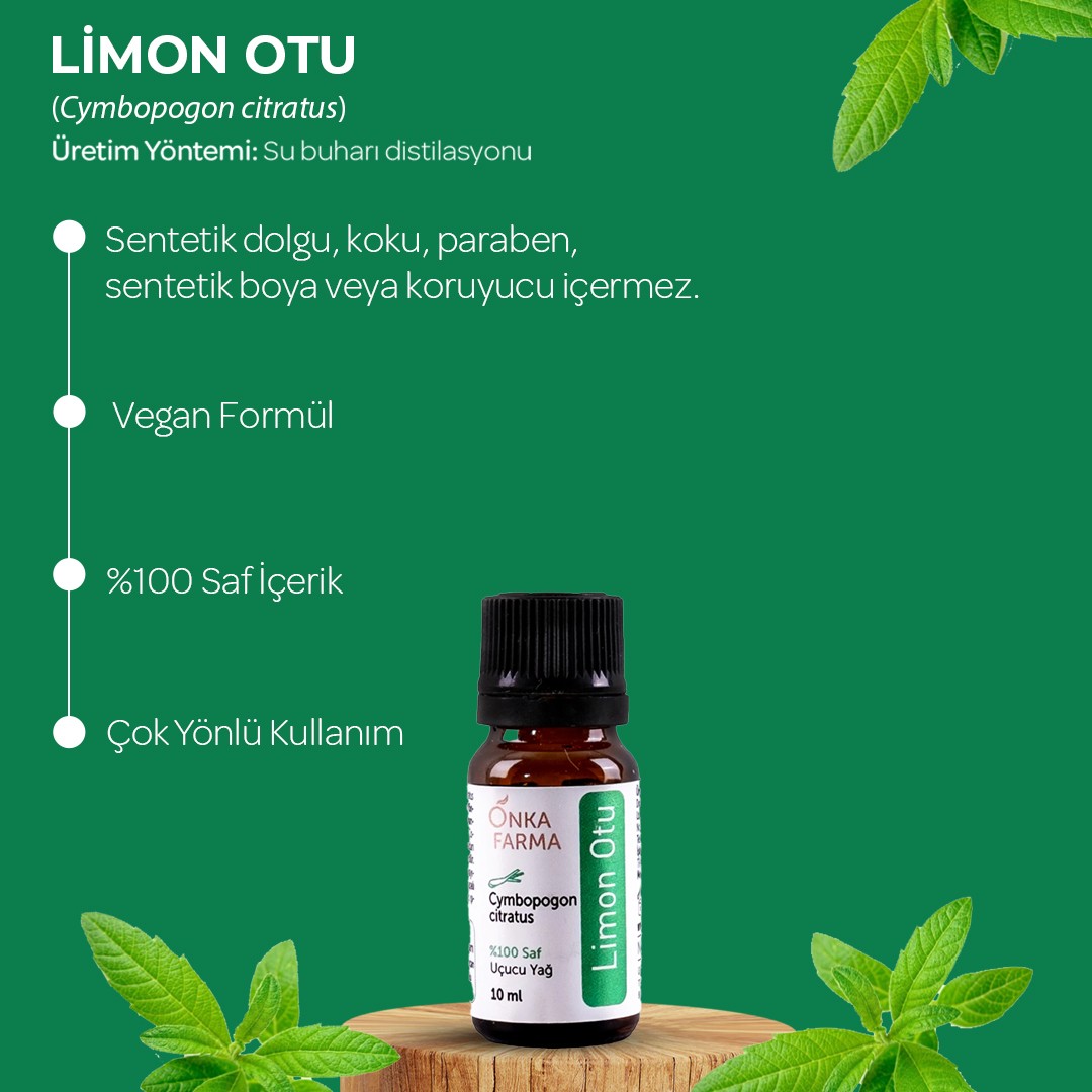 Onka Farma Limon Otu Uçucu Yağı