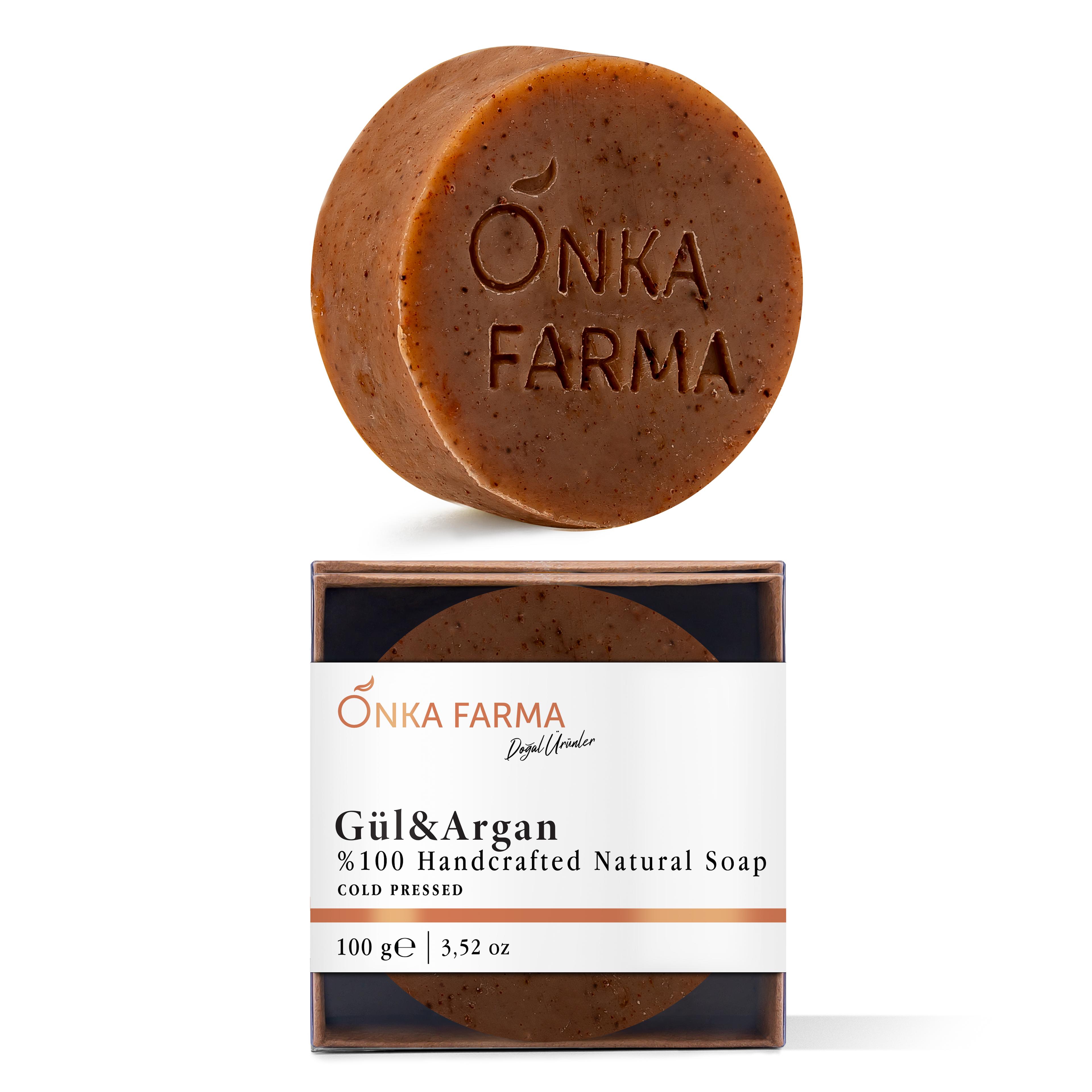 Onka Farma Gül & Argan Doğal Sabun 100 gr