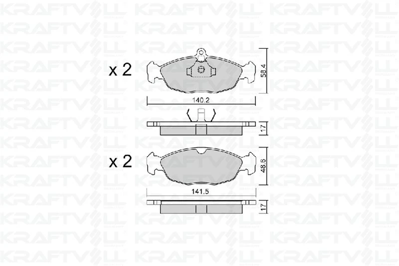 KRAFTVOLL ON FREN BALATASI VECTRA A  ASTRA F CORSA B