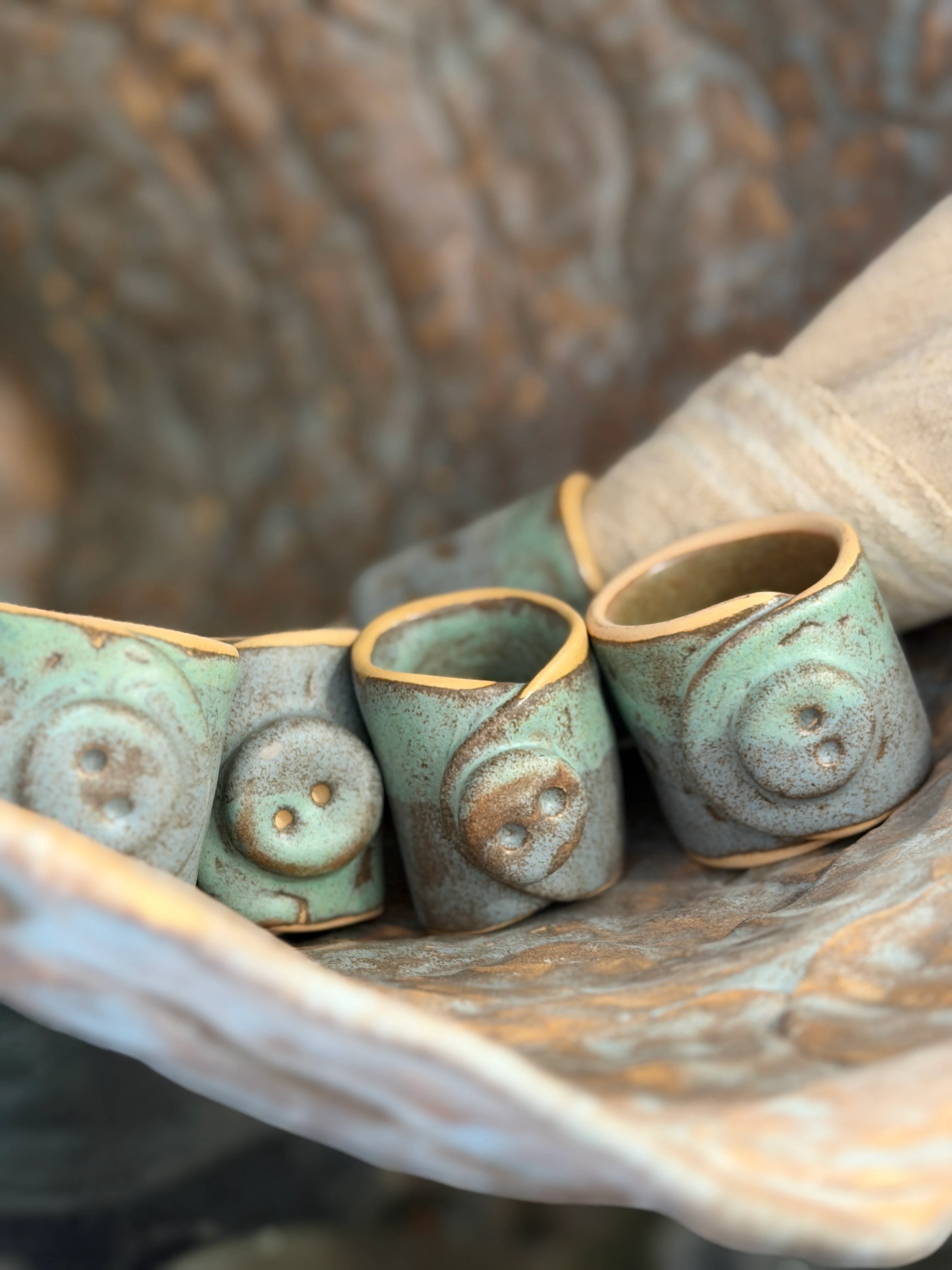 Stoneware peçete yüzükleri