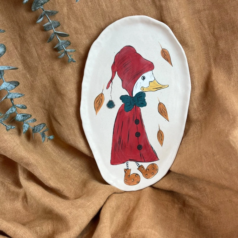 STONEWARE SONBAHAR TEMALI SUNUM TABAĞI