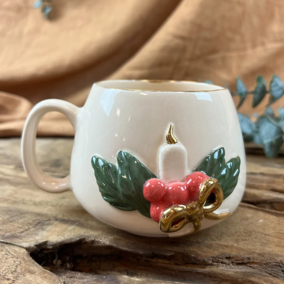 24K ALTIN DETAYLI KOKİNALI 300ml MUG