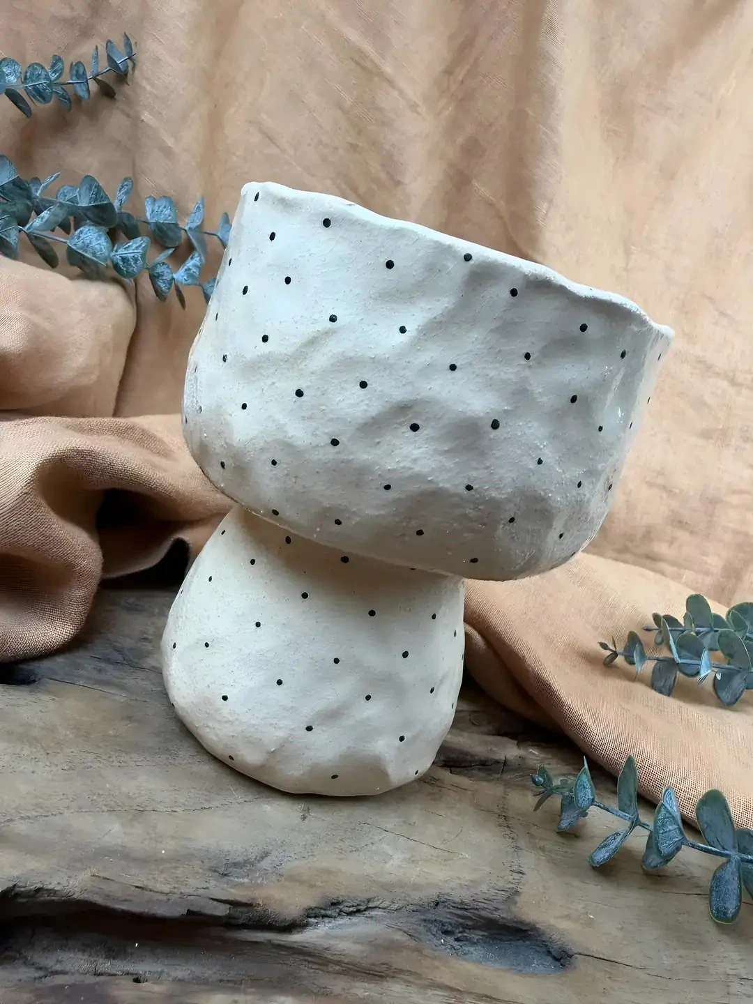 El Yapımı Seramik Masa Üstü Ateş Çukuru – Stoneware