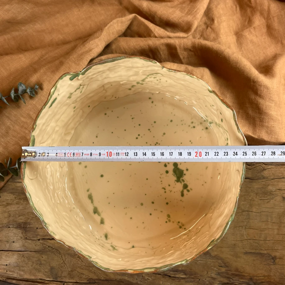 Dekoratif & gıdaya uygun derin kase.