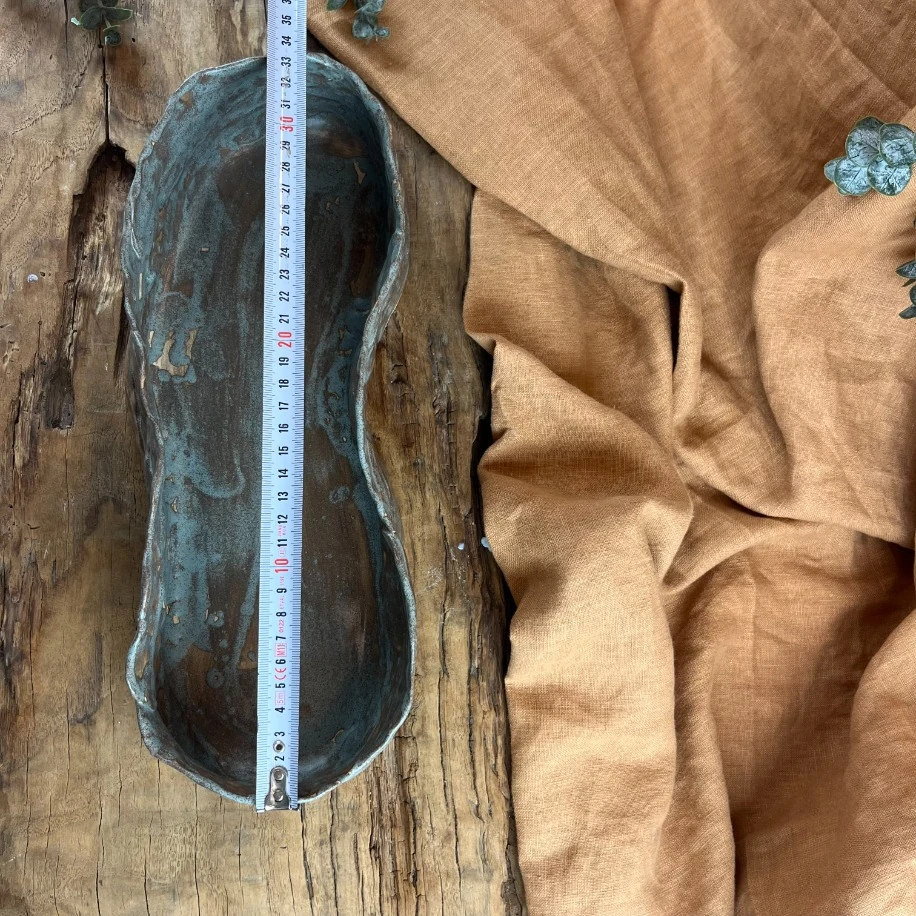 EL YAPIMI STONEWARE SUNUM TABAĞI