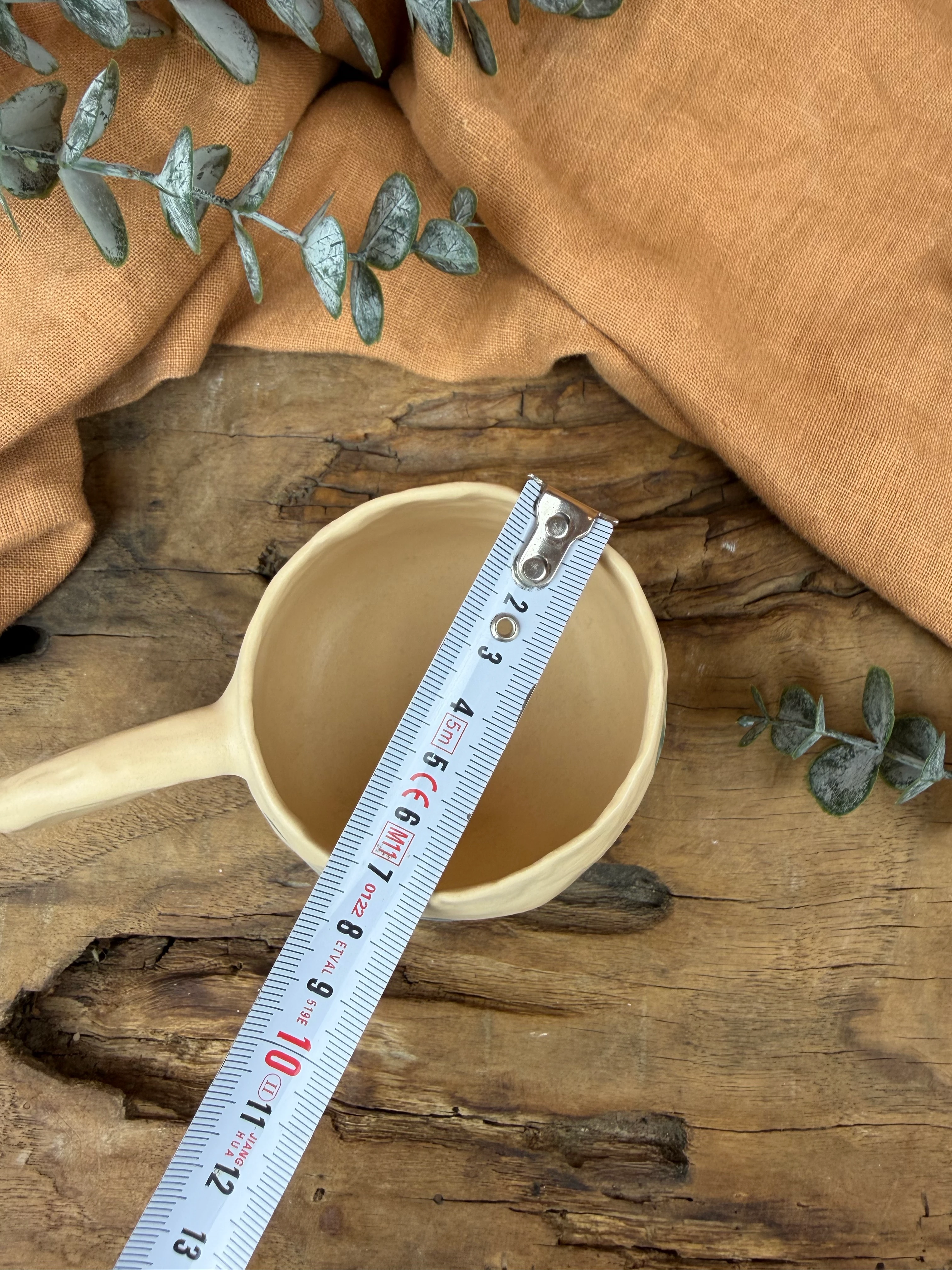 El Yapımı Stoneware Seramik 250ml mug 