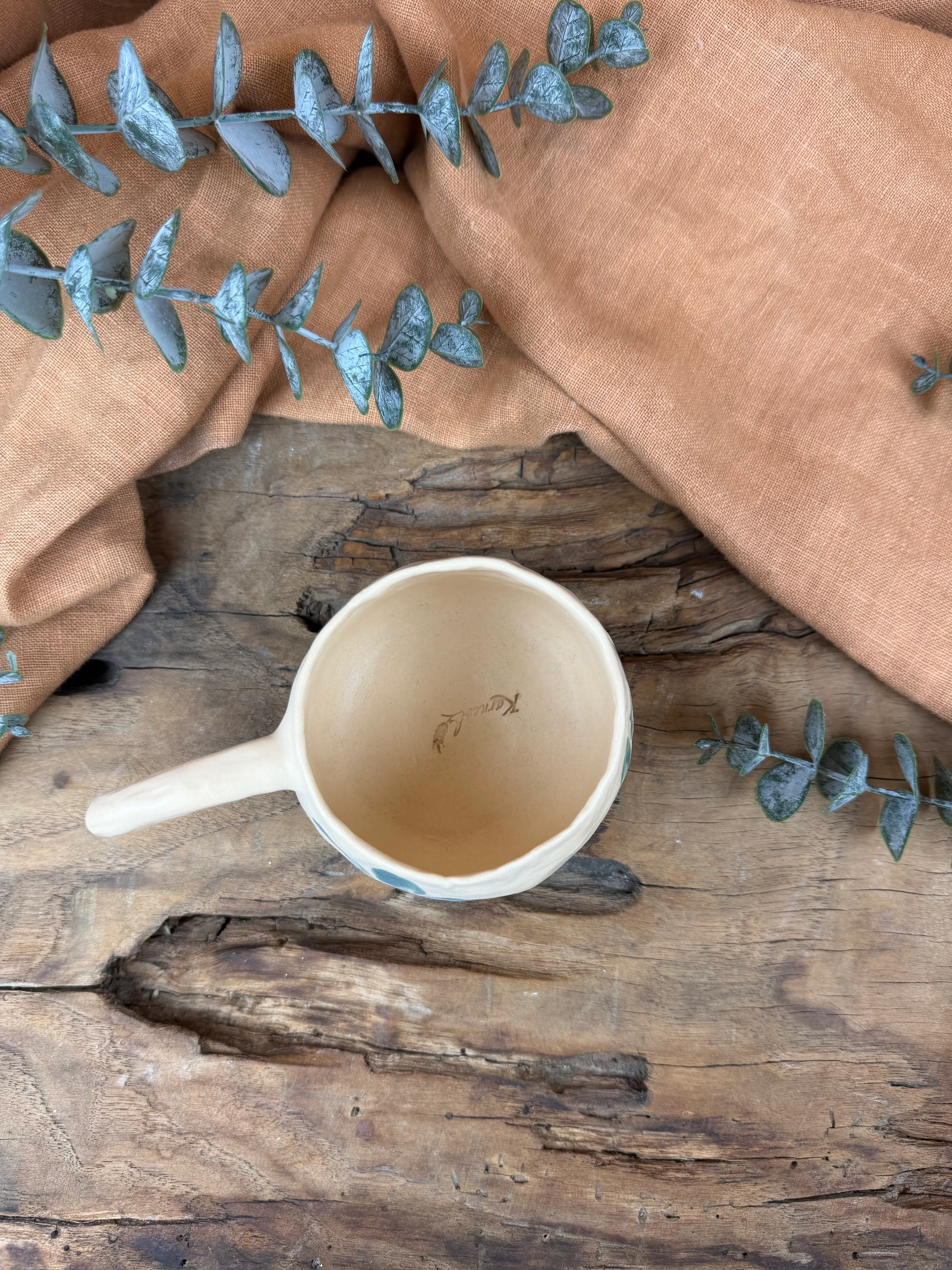 El Yapımı Stoneware Seramik 250ml mug 