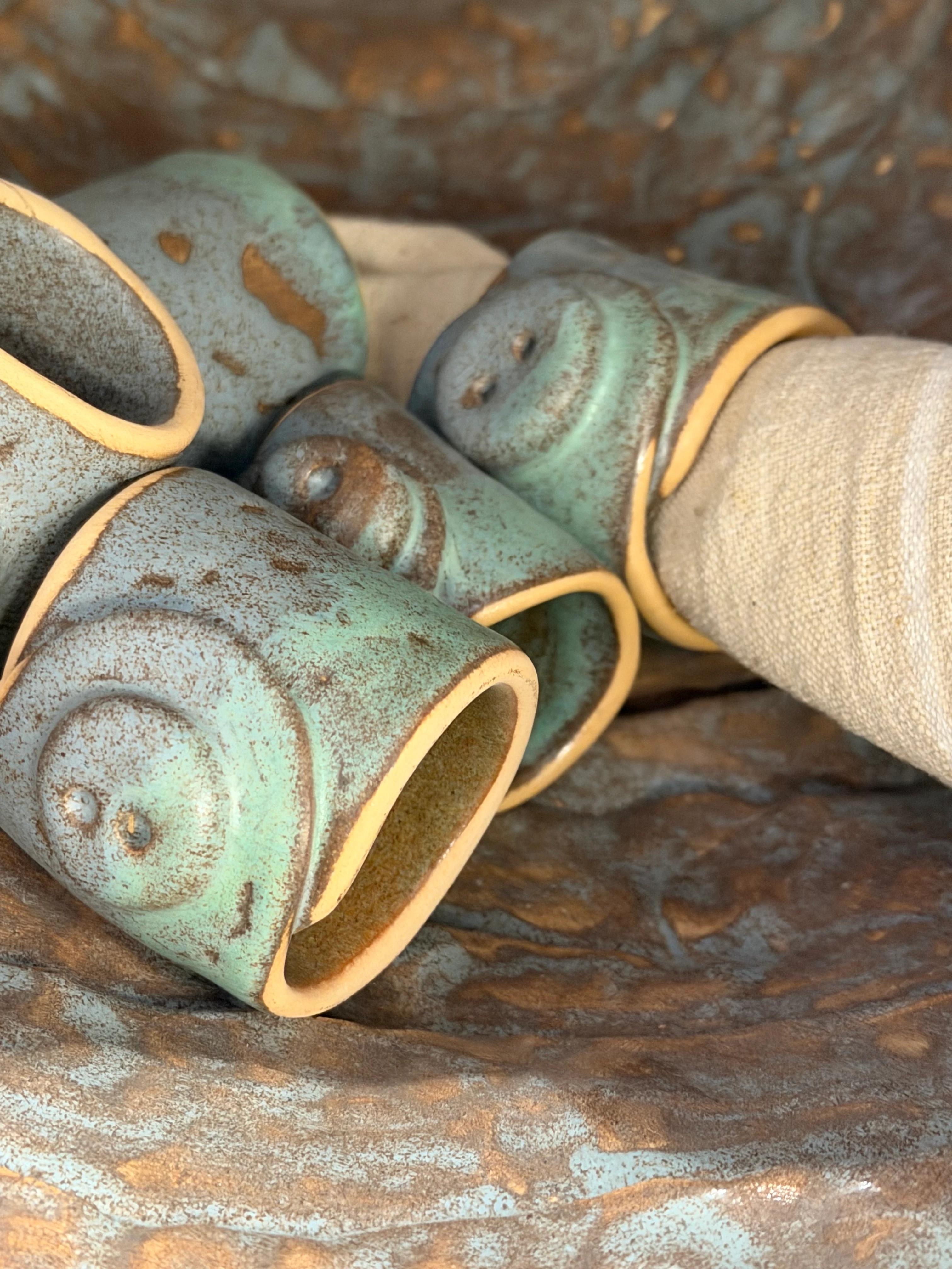 Stoneware peçete yüzükleri