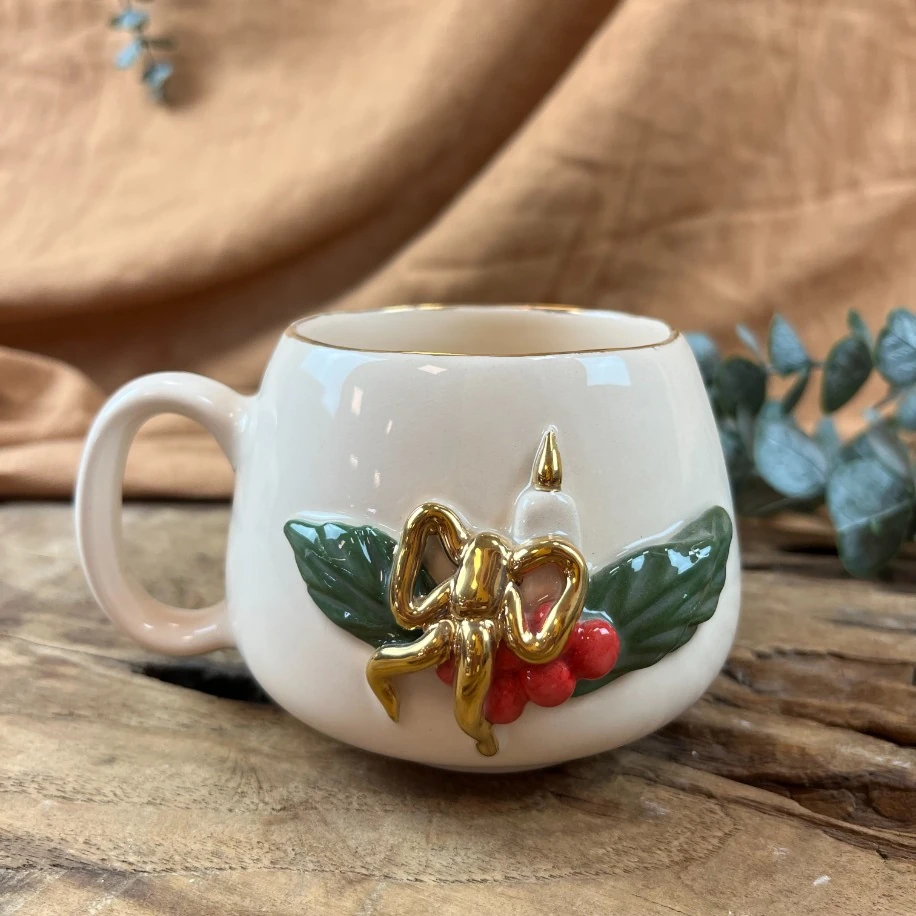 24K ALTIN DETAYLI 300ml KOKİNALI MUG