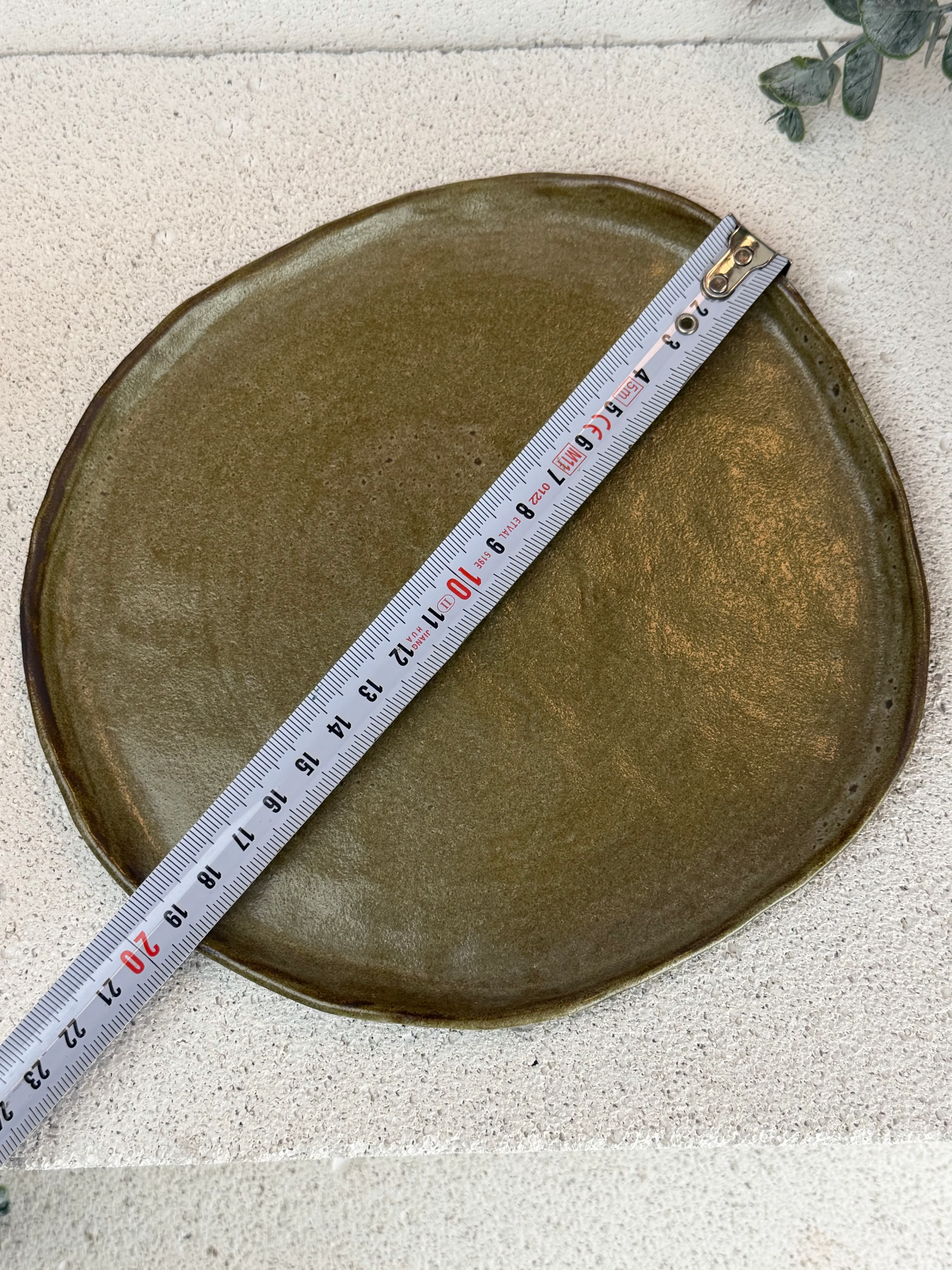 El Yapımı Stoneware Fincan & Tabak – Toprak Tonları, 200 ml