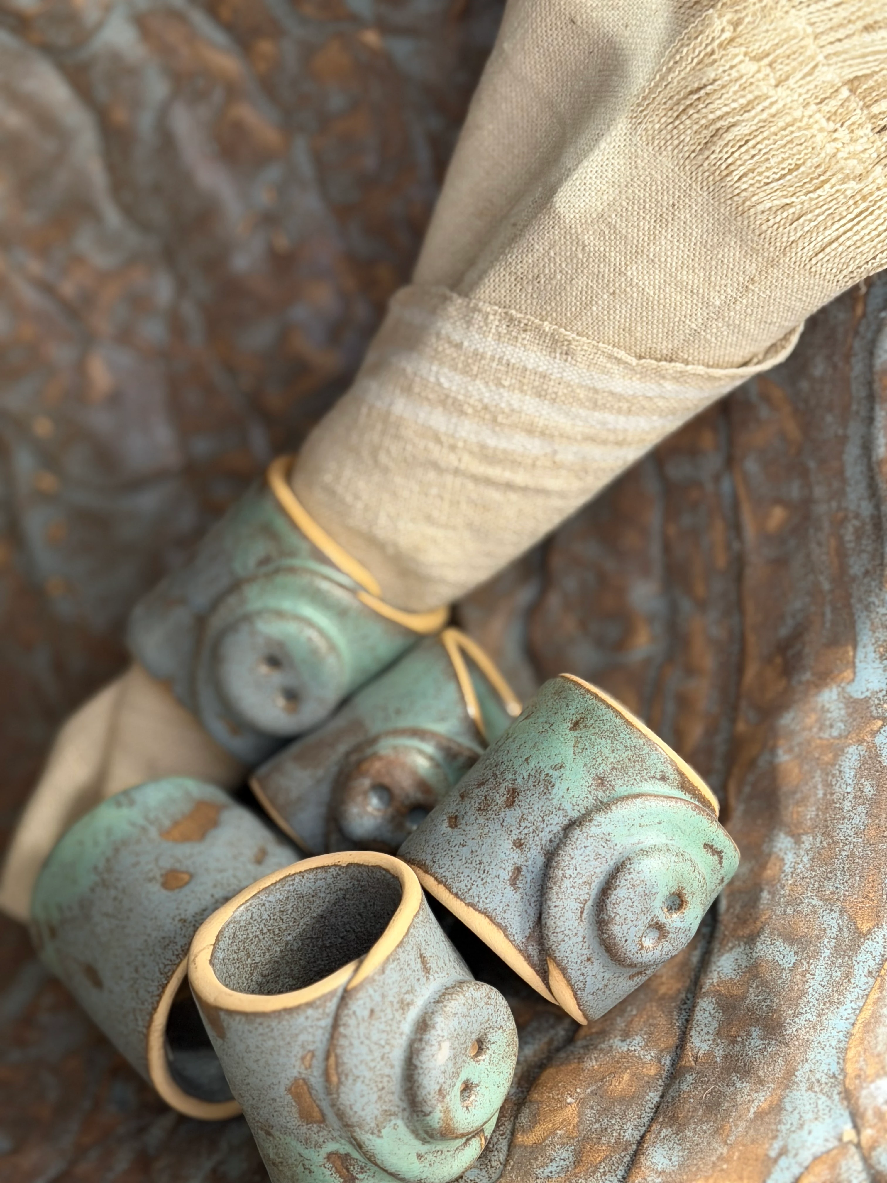 Stoneware peçete yüzükleri