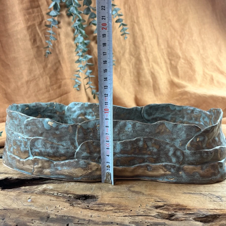 EL YAPIMI STONEWARE SUNUM TABAĞI