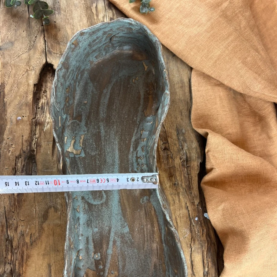 EL YAPIMI STONEWARE SUNUM TABAĞI