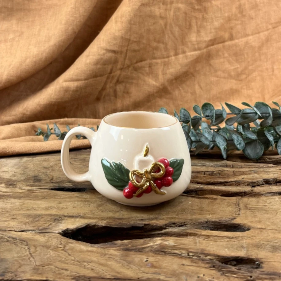 24K ALTIN DETAYLI KOKİNALI 300ml MUG