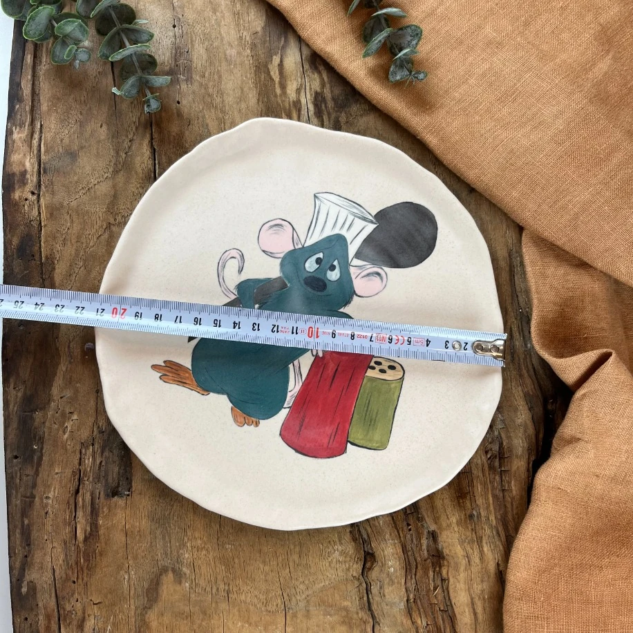 EL BOYAMASI SERAMİK SUNUM TABAĞI