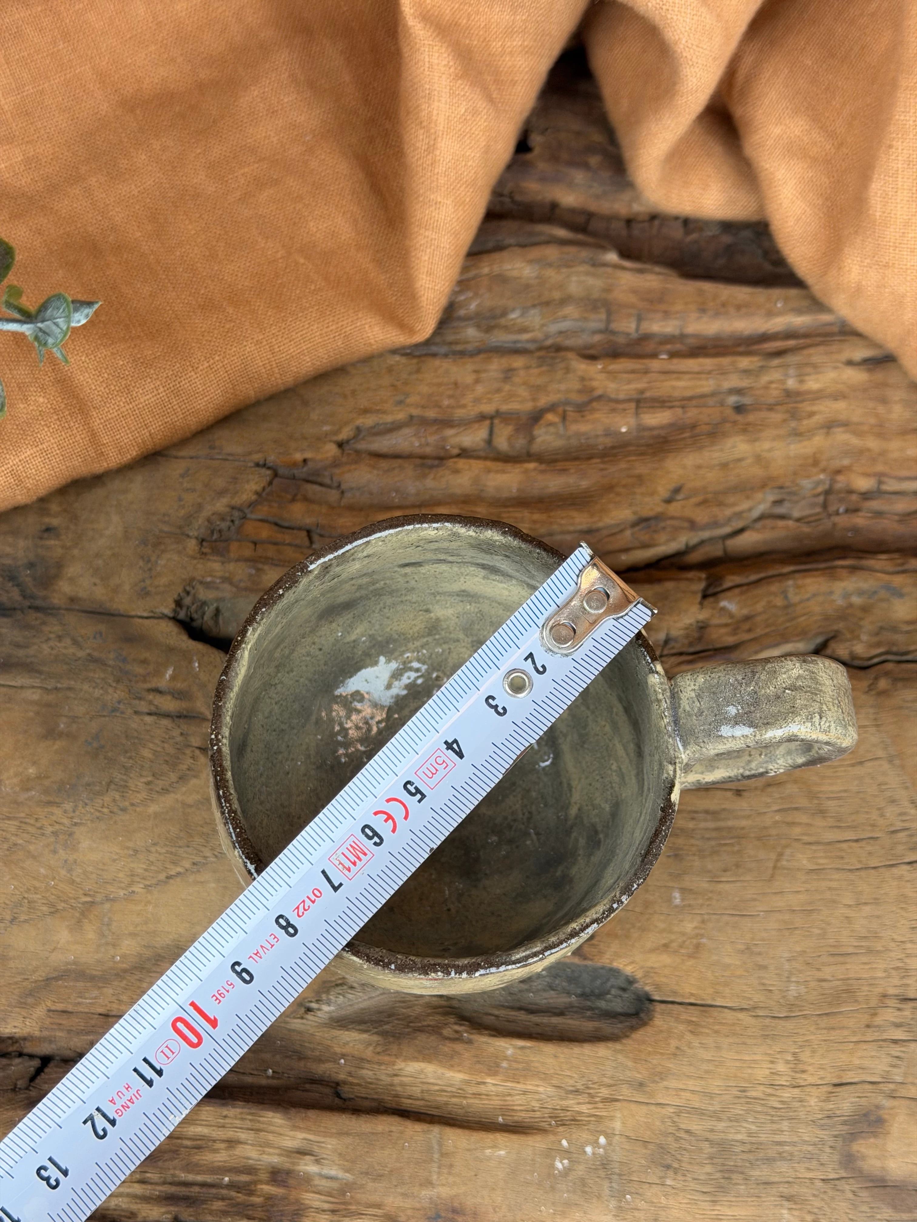 El Yapımı Stoneware çay / kahve fincanı