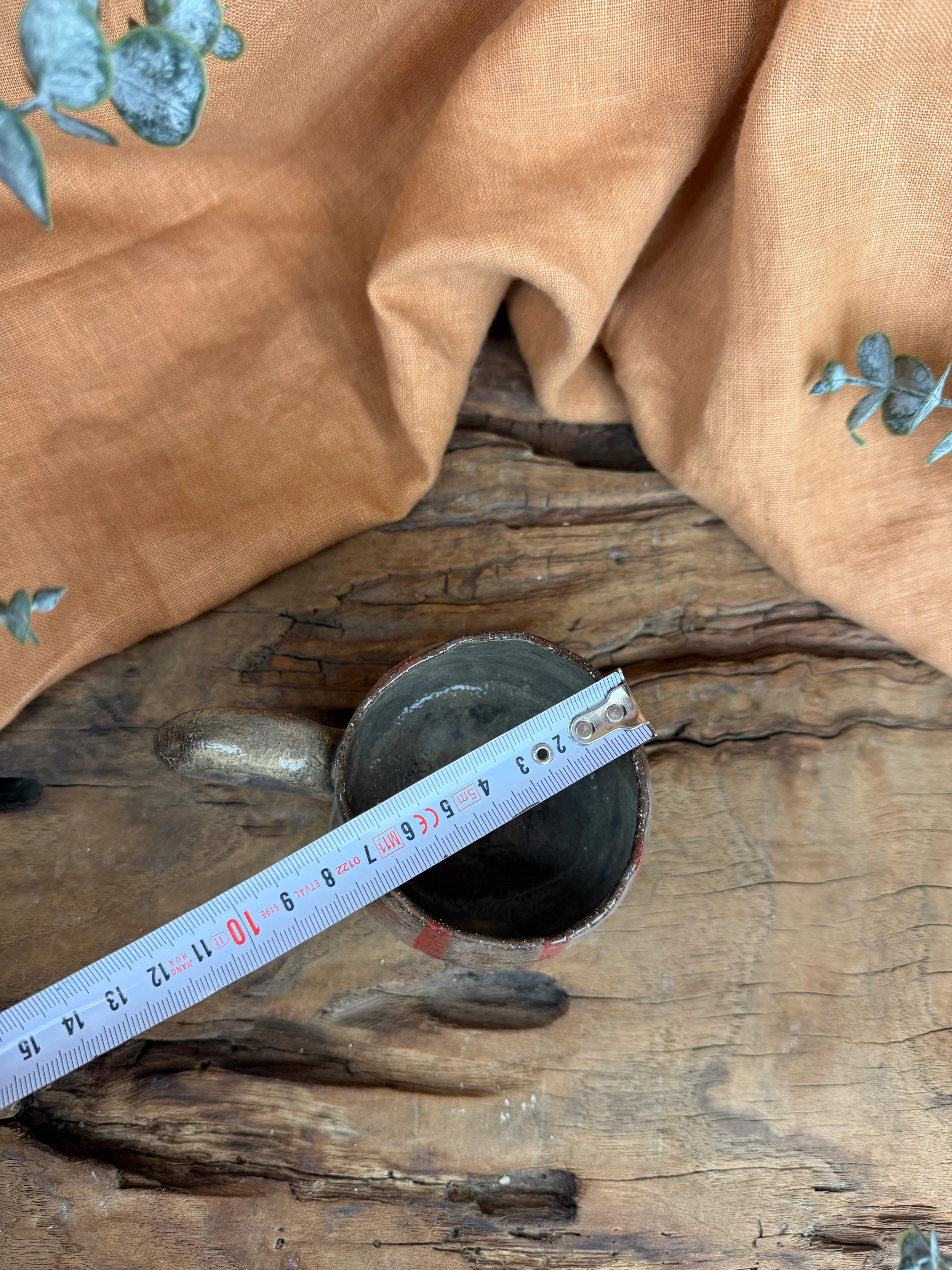 El yapımı Stoneware 160ml fincan / vintage sevenlere..