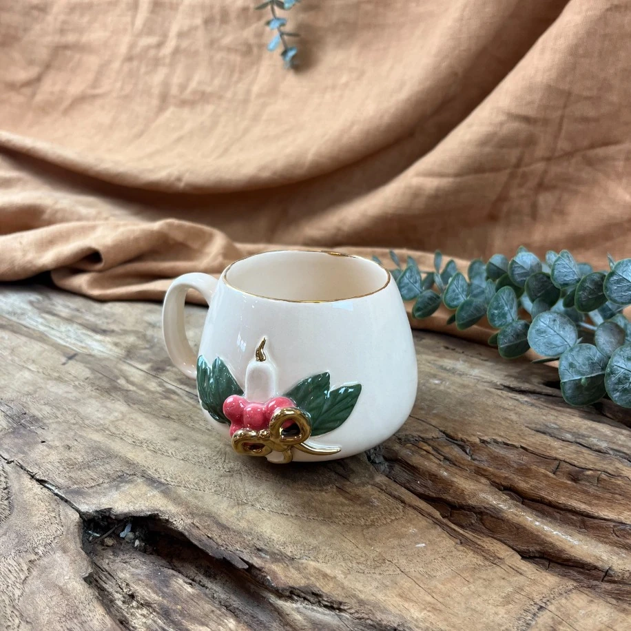 24K ALTIN DETAYLI KOKİNALI 300ml MUG