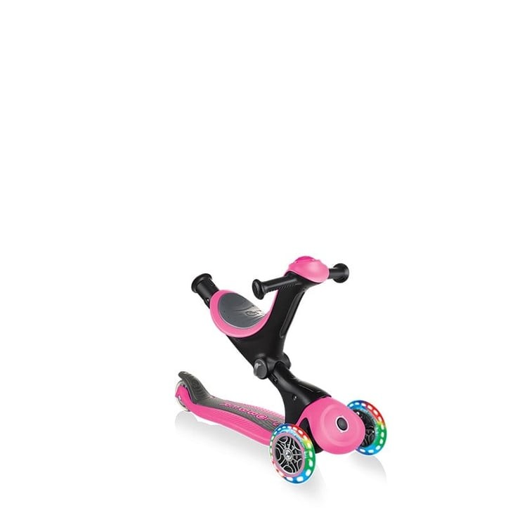 Globber Go Up Deluxe Işıklı Scooter - Pembe