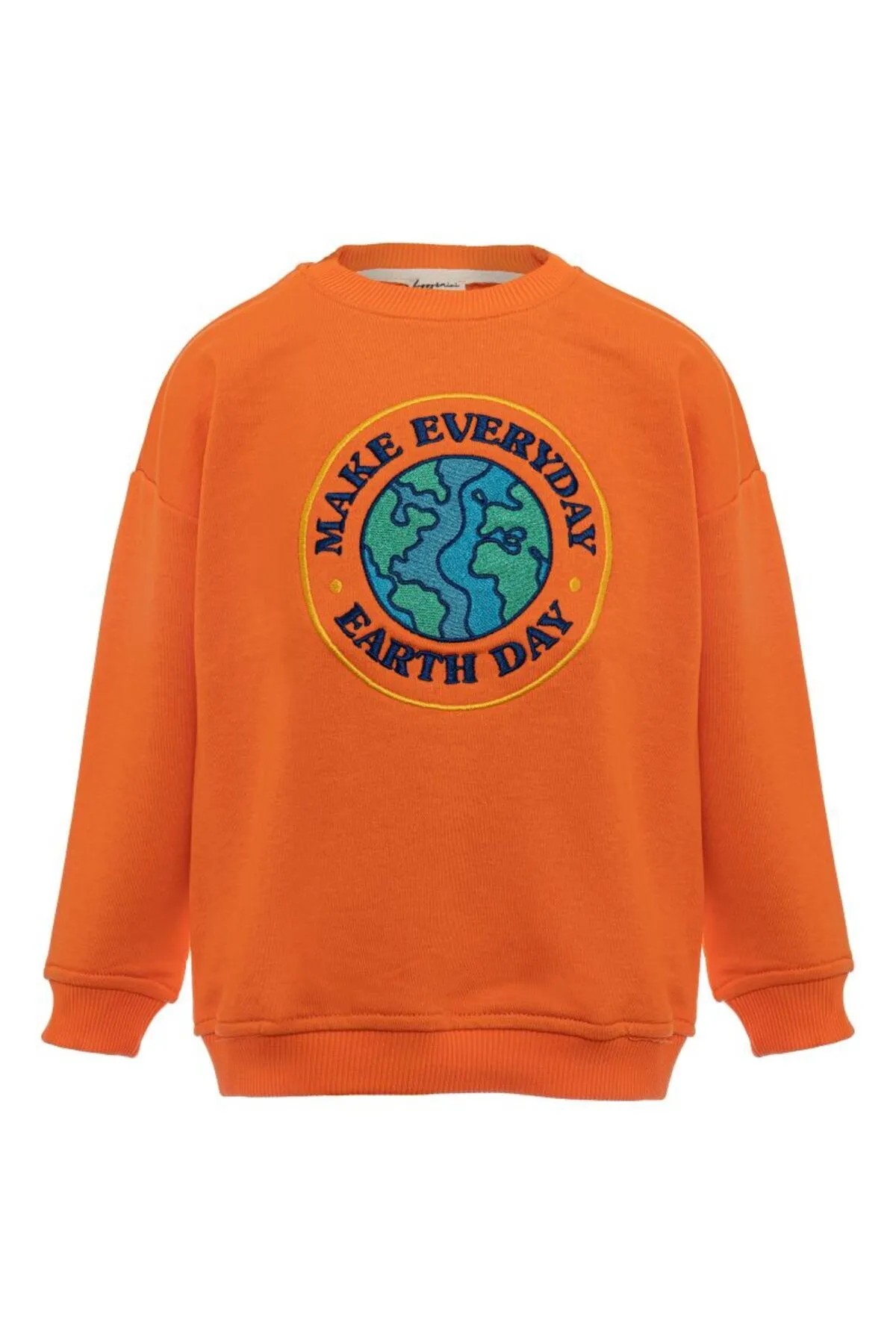 Happy & Mini Make Everyday Earth Day- Çocuk Sweatshirt