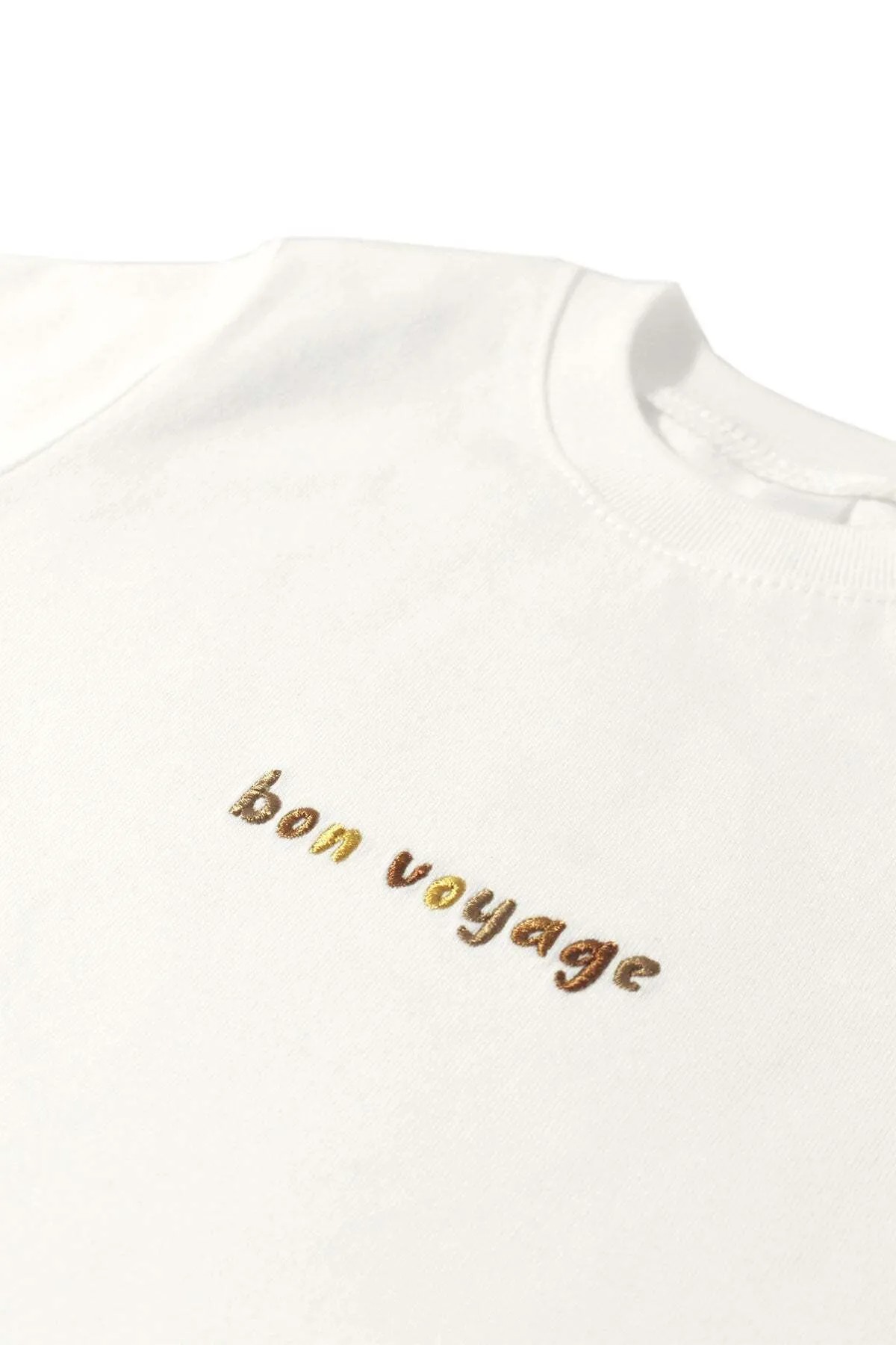 Miela Kids Bon Voyage Nakışlı Slogan Bebek Tshirt