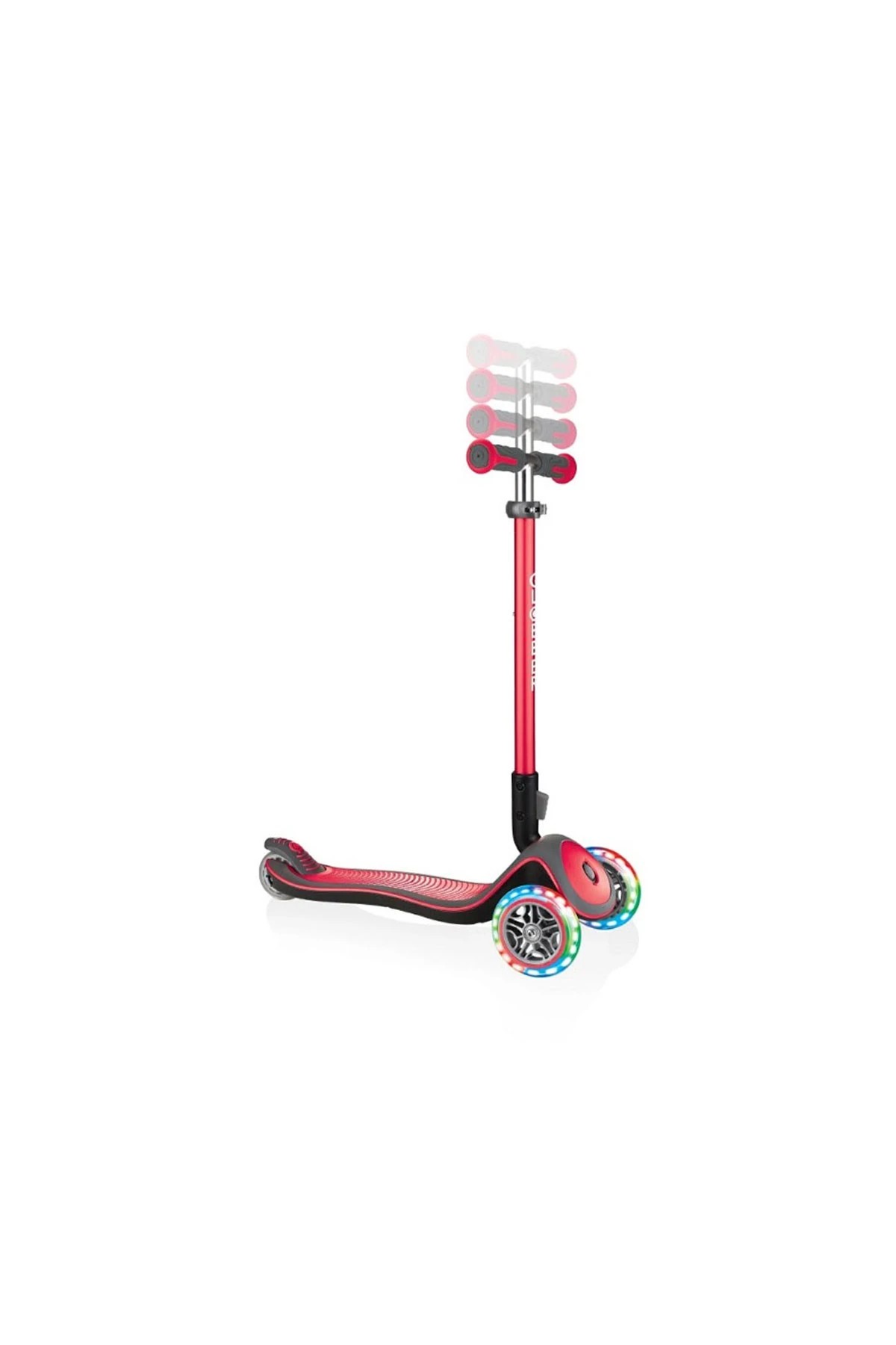 Globber Elite Işıklı Scooter - Kırmızı