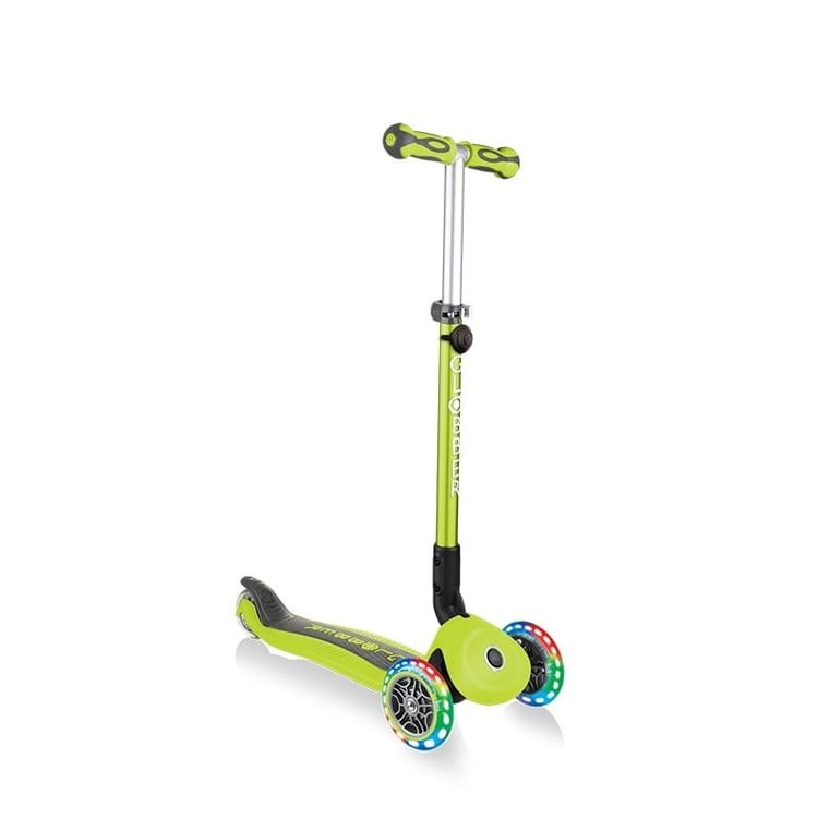 Globber Go Up Deluxe Işıklı Scooter - Yeşil