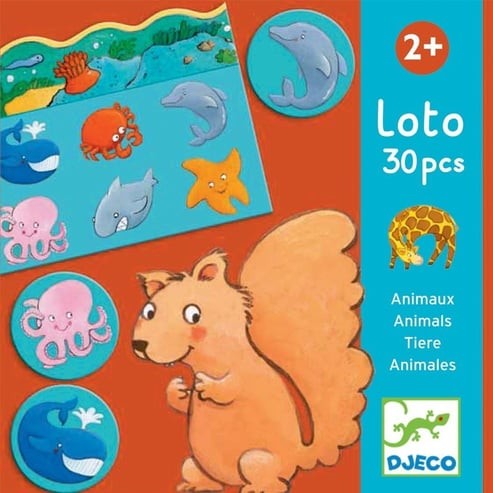 Djeco Tombala Oyunları - Animals Lotto