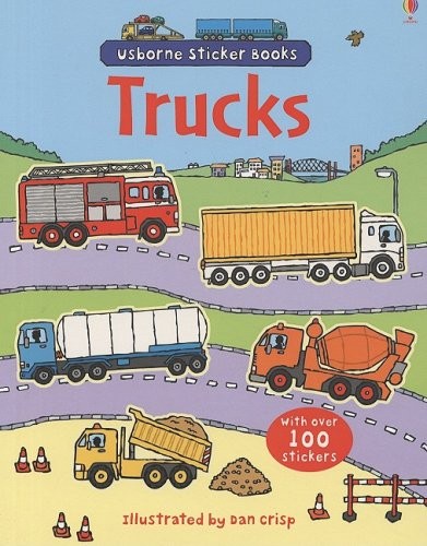 Trucks (Usborne Sticker Books) Paperback