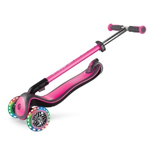 Globber Elite Deluxe Işıklı Scooter - Pembe