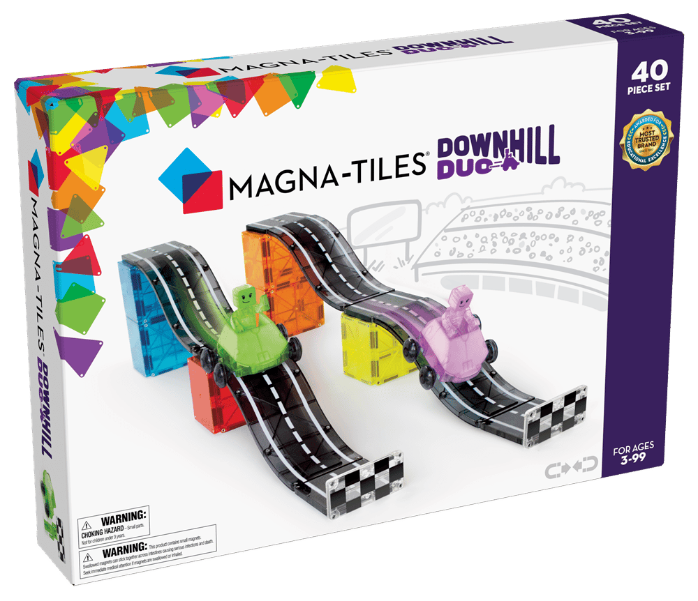 Magna-Tiles - Downhill Duo 40-Piece Set - Yokuş Aşağı 2'li - 40 Parça