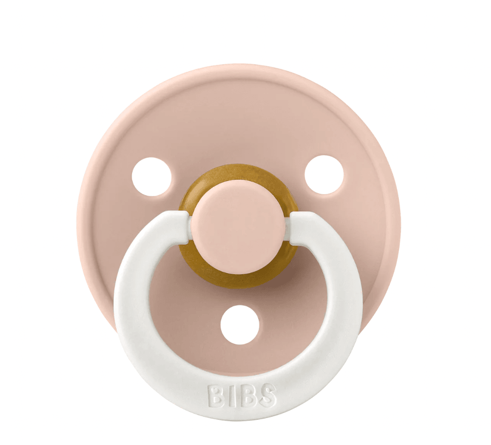 Bibs Colour Kauçuk Emzik - Blush Glow 0-6 Ay