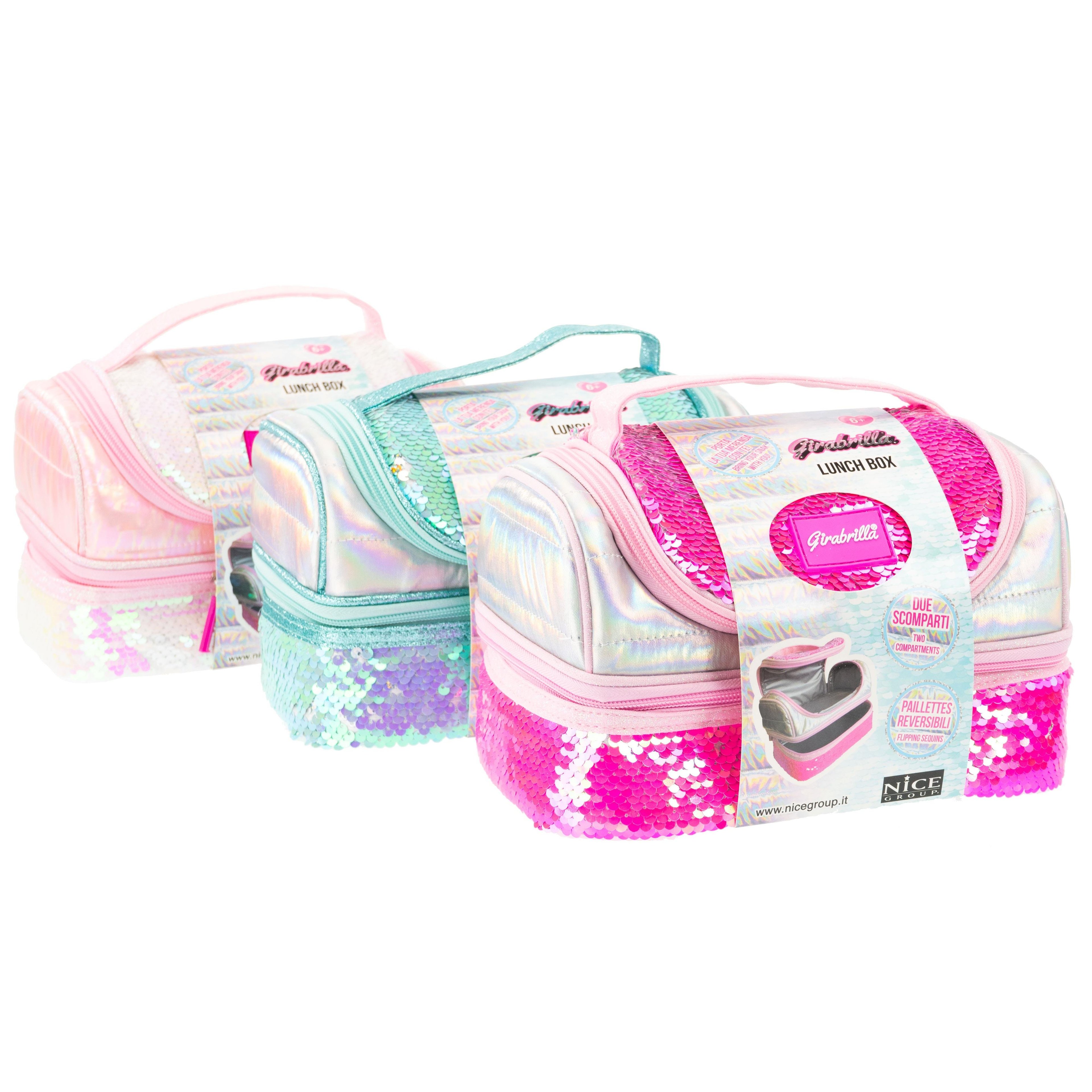 GİRABRİLLA PAYETLİ LUNCH BOX - PEMBE