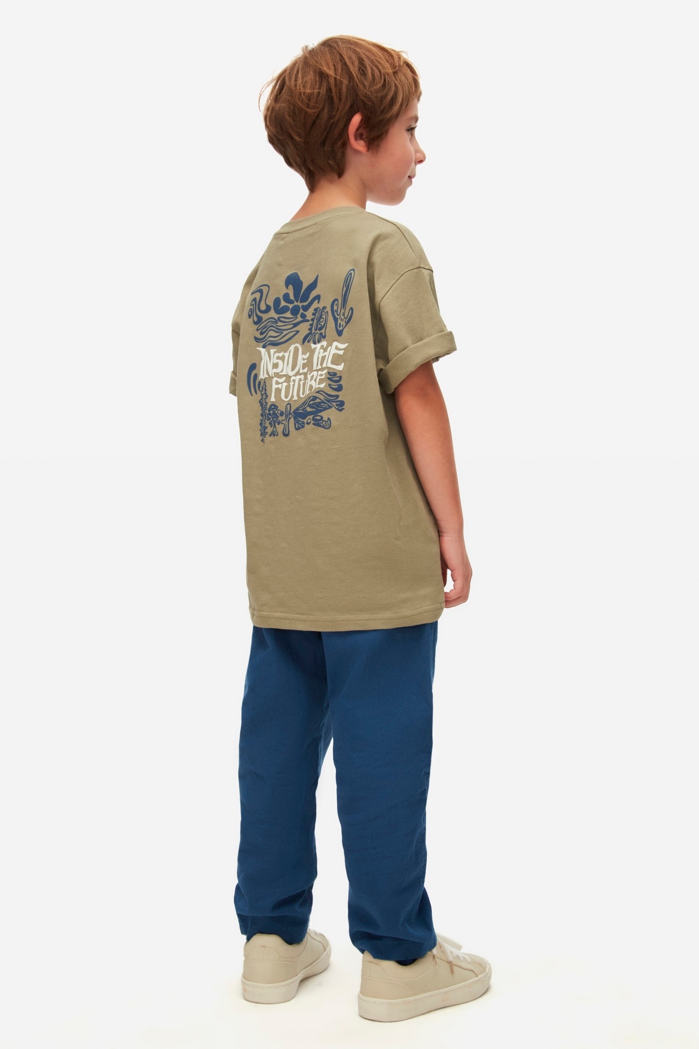 blanc pantolon indigo 4-8