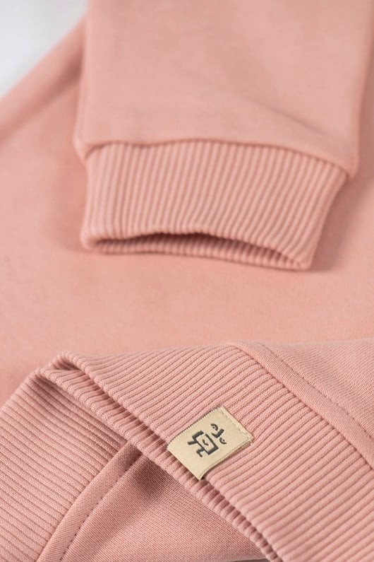 Bisiklet Yaka Çocuk Sweatshirt - Pembe