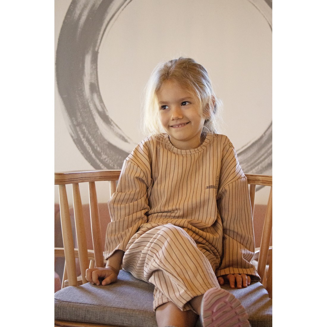 Auntie Me Organik 'Wavy Striped' Eşofman altı